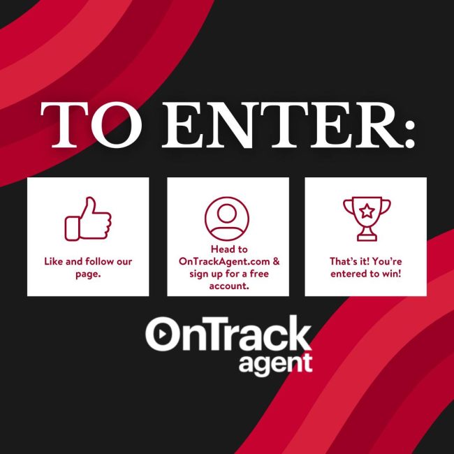 NAR, the National Association of Realtors and your State and Local Associations charge dues every year. OnTrack Agent will pay up to $700 dollars towards one lucky winner's fees in 2025. Winner will be selected at random. No purchase necessary. See sweepstakes rules page
