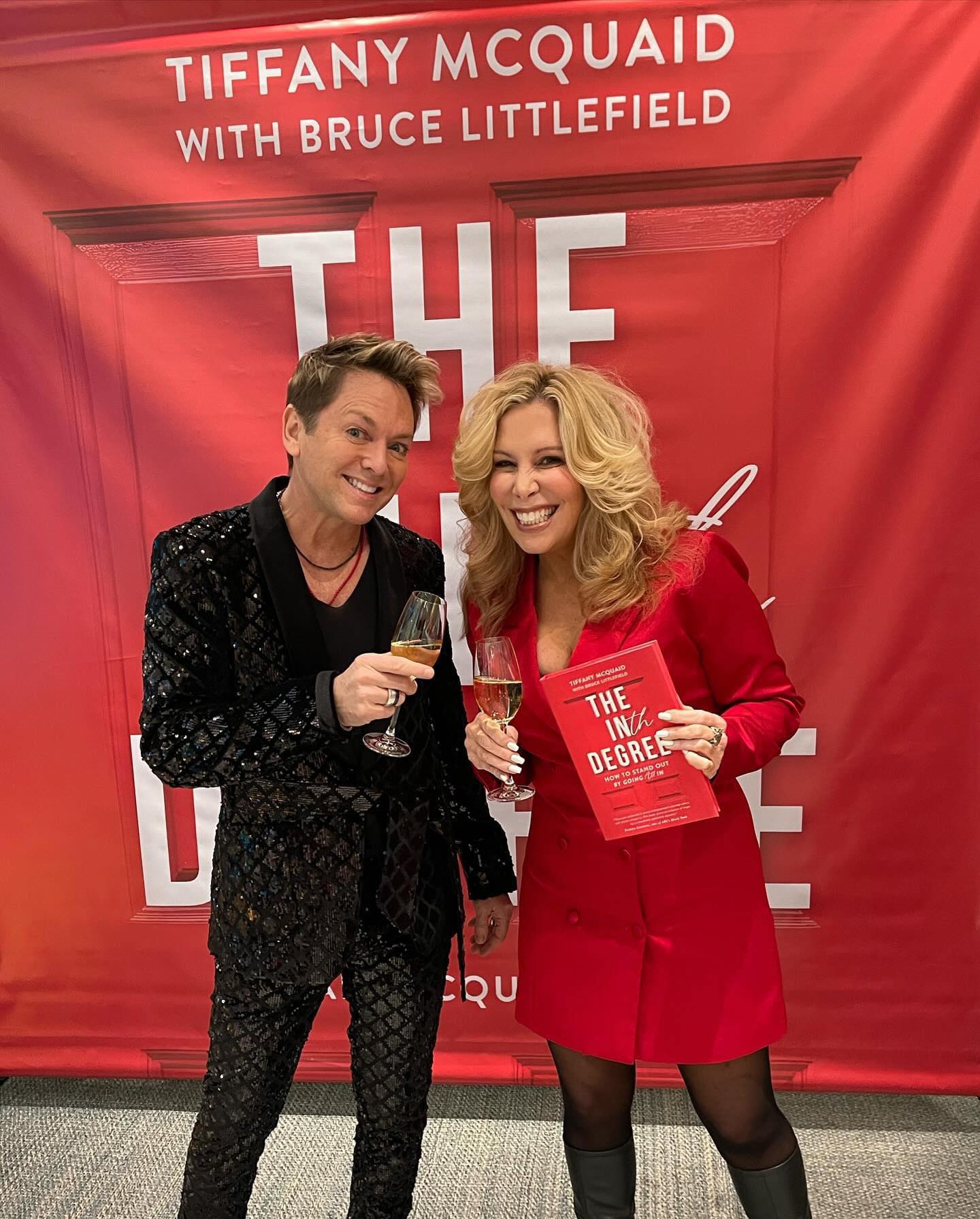 McQuaid and Company owner, Tiffany McQuaid and Best Selling Author Bruce Littlefield, release their book “The INth Degree: How to Stand Out By Going All In” in style at the Tiffany’s & Co. in New York City!